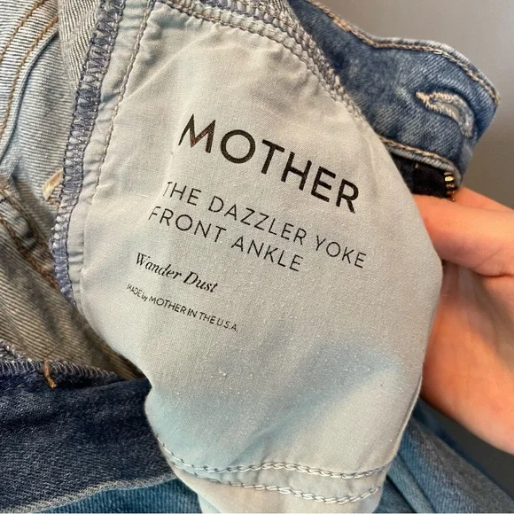 Mother Denim Jeans THE DAZZLER YOKE
FRONT ANKLE in wunderdust size 25 - Picture 10 of 12